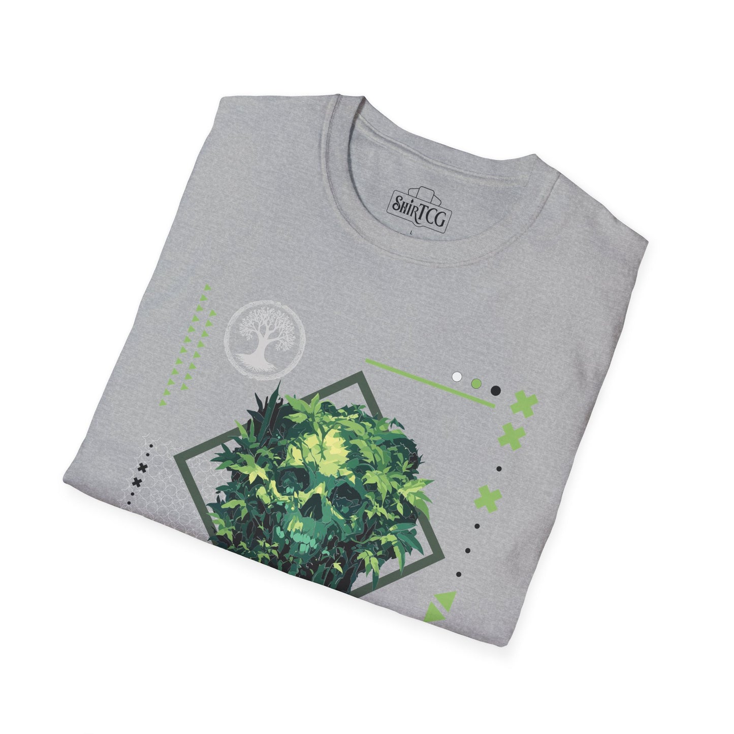 Green Black White T-Shirt