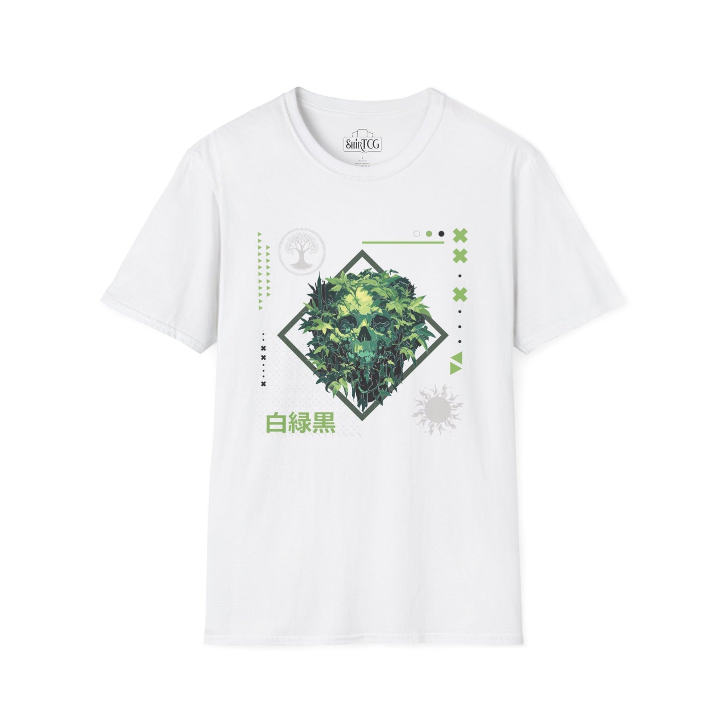 Green Black White T-Shirt