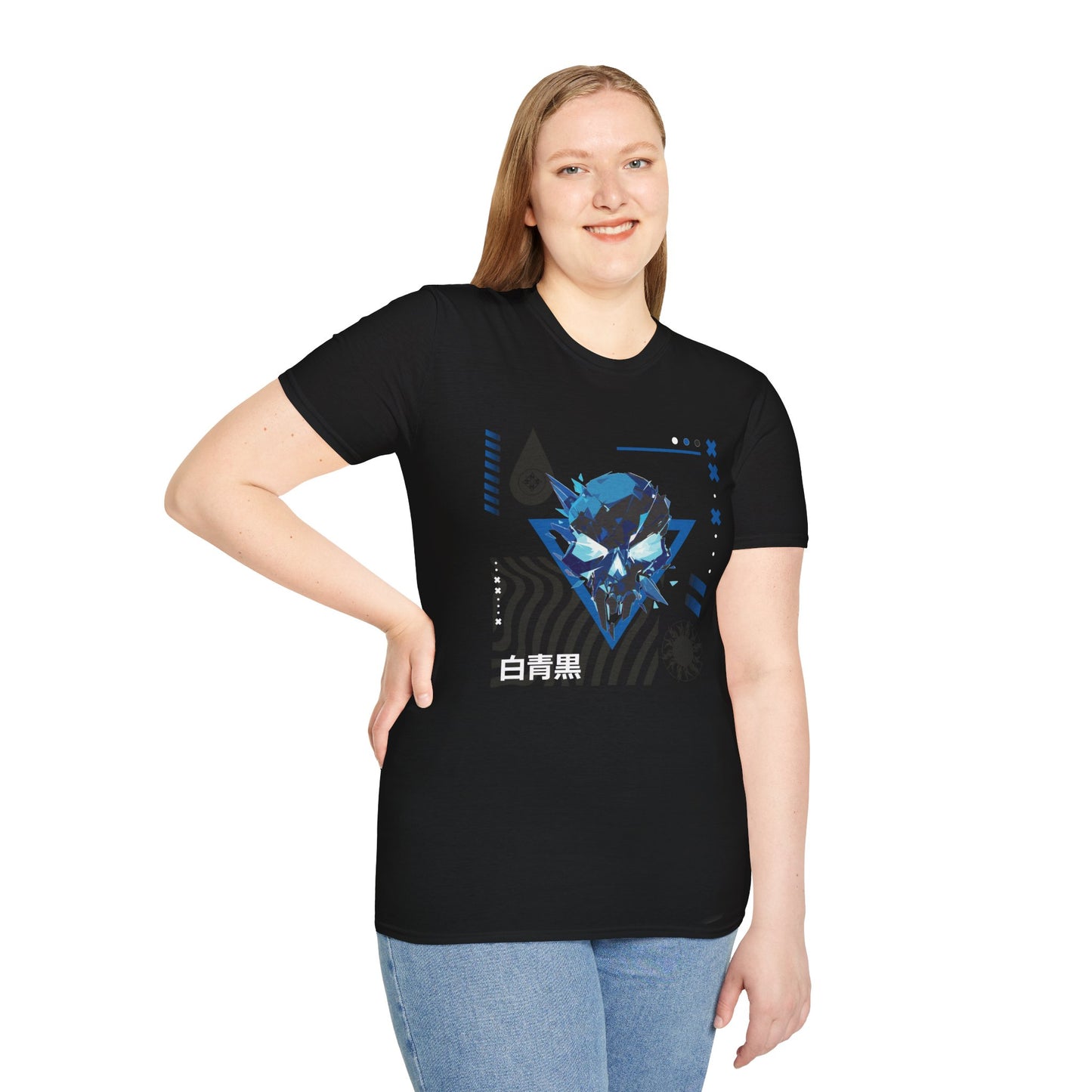 Blue Black White T-Shirt
