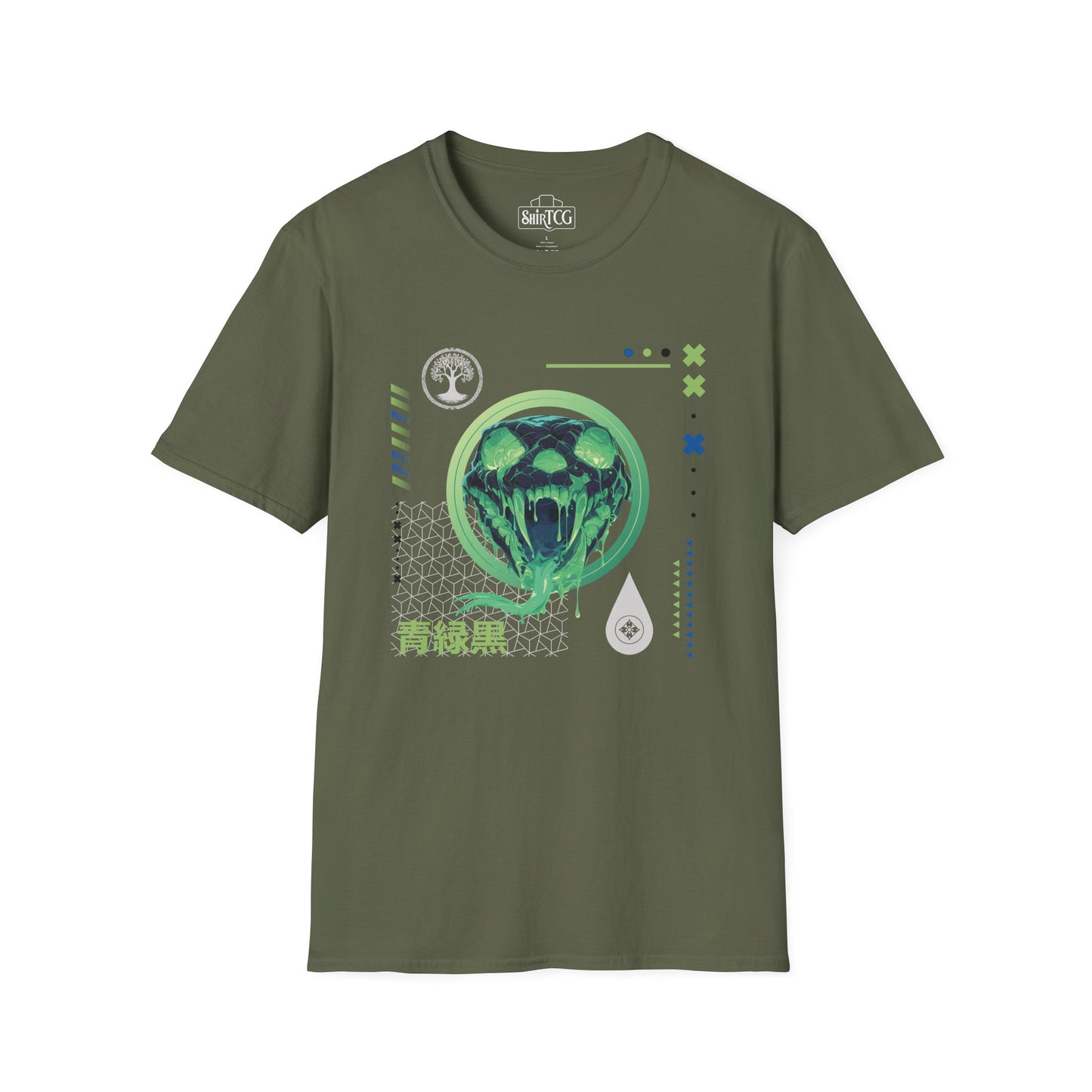 Green Black Blue T-Shirt