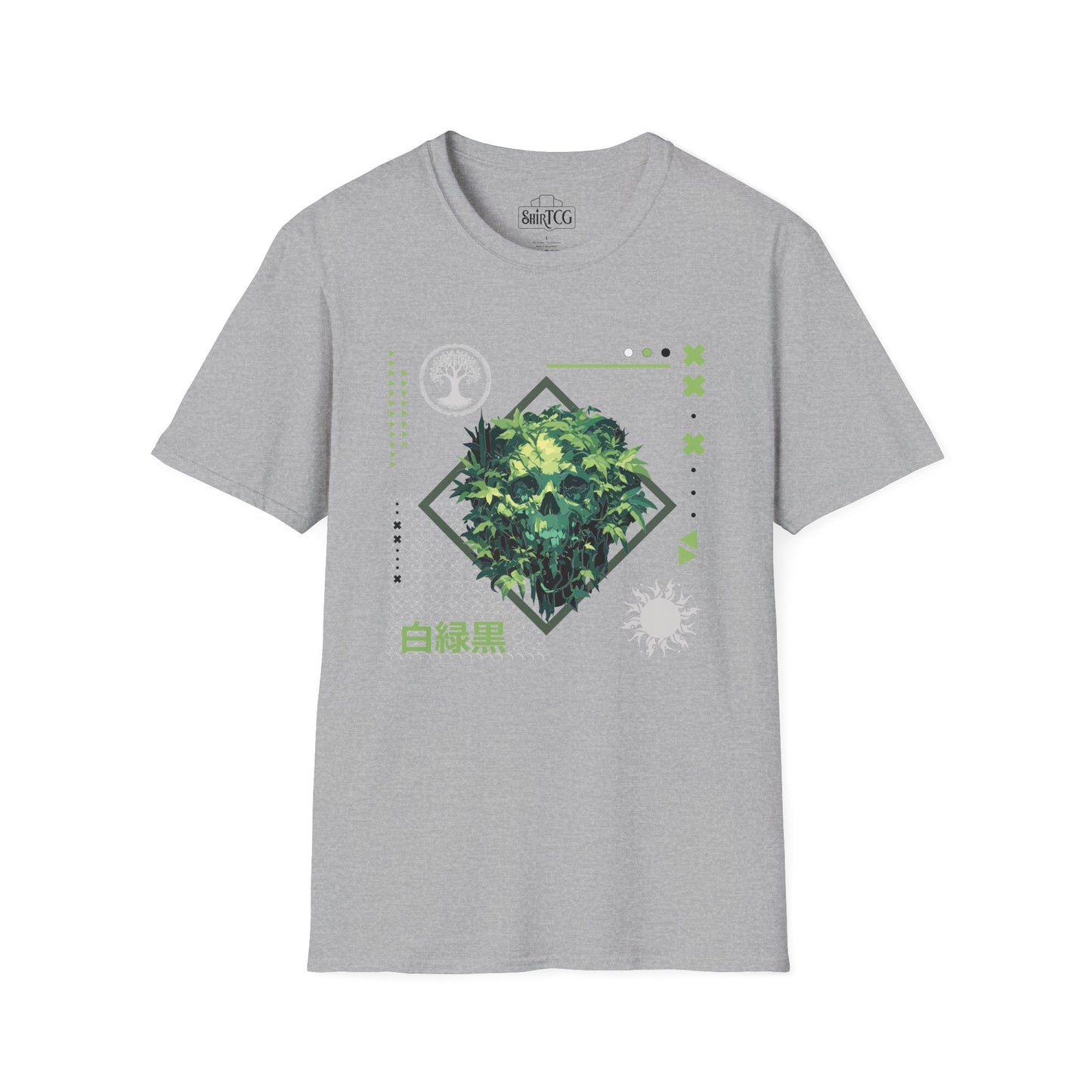 Green Black White T-Shirt
