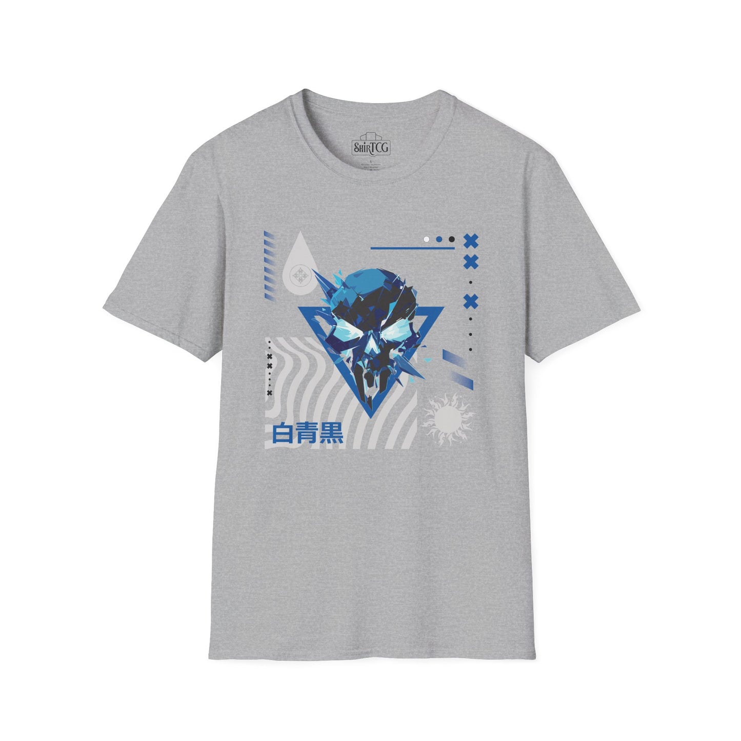 Blue Black White T-Shirt