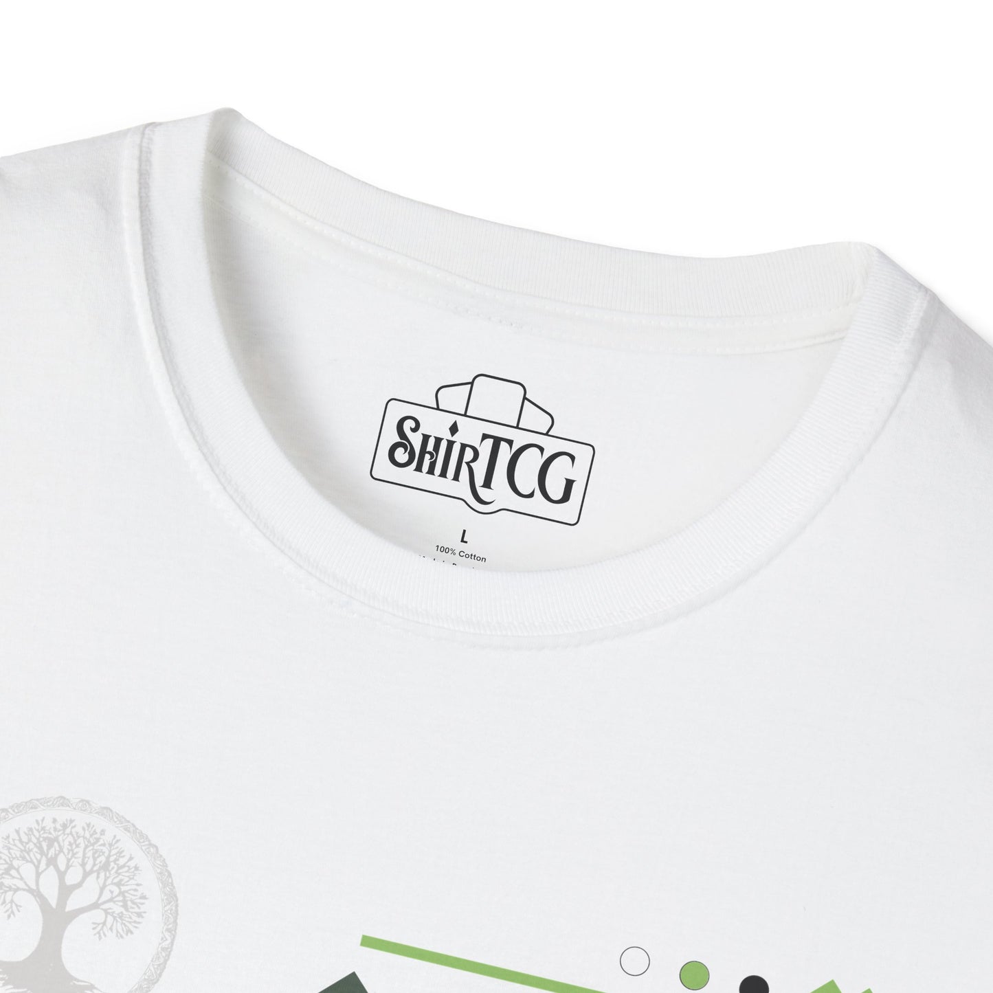 Green Black White T-Shirt