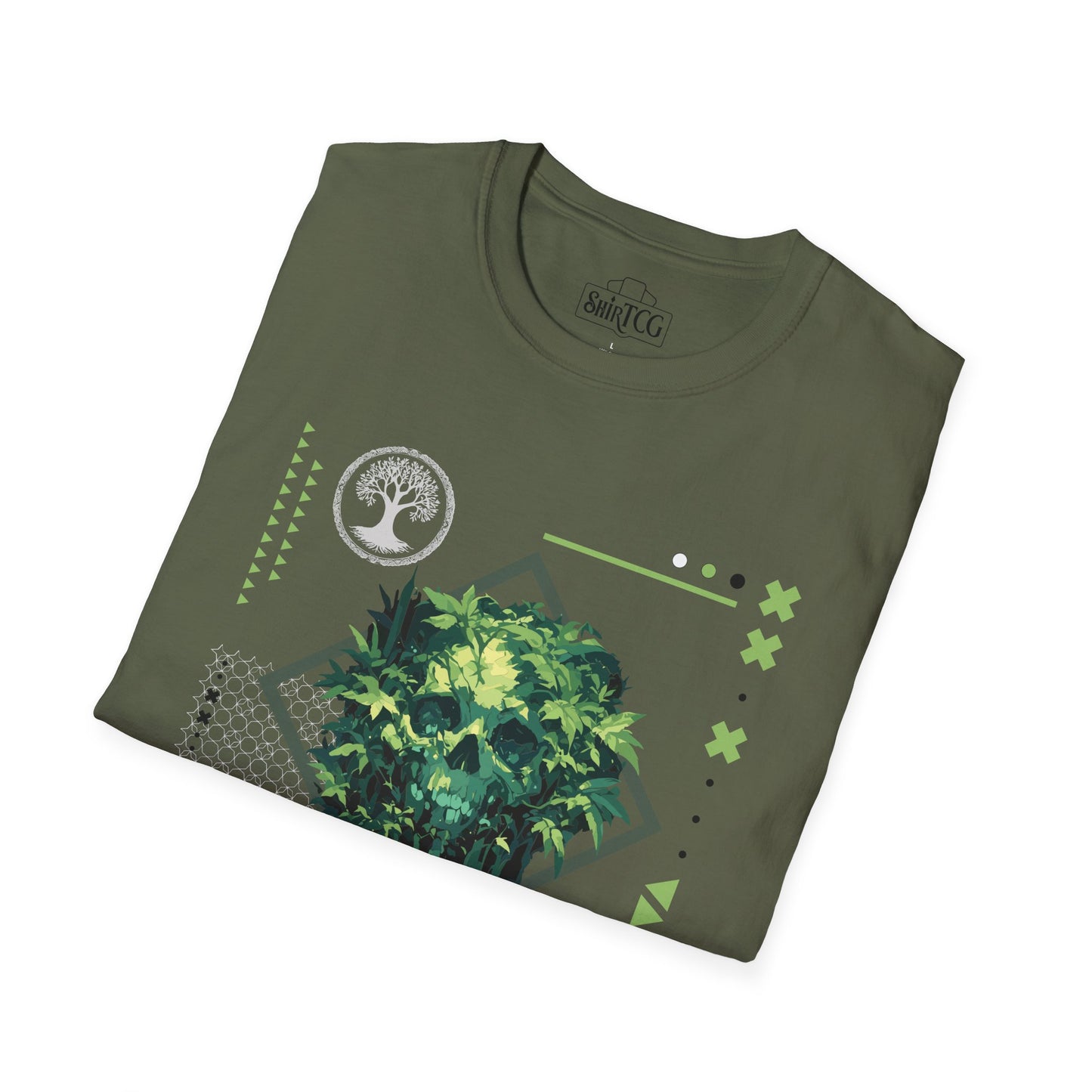 Green Black White T-Shirt