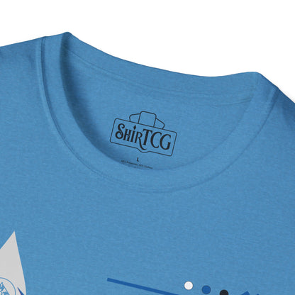 Blue Black White T-Shirt