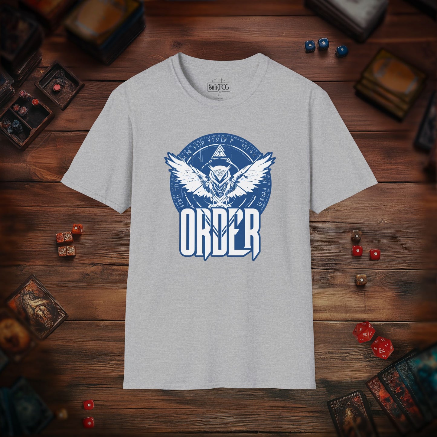 White Blue - Order T-Shirt