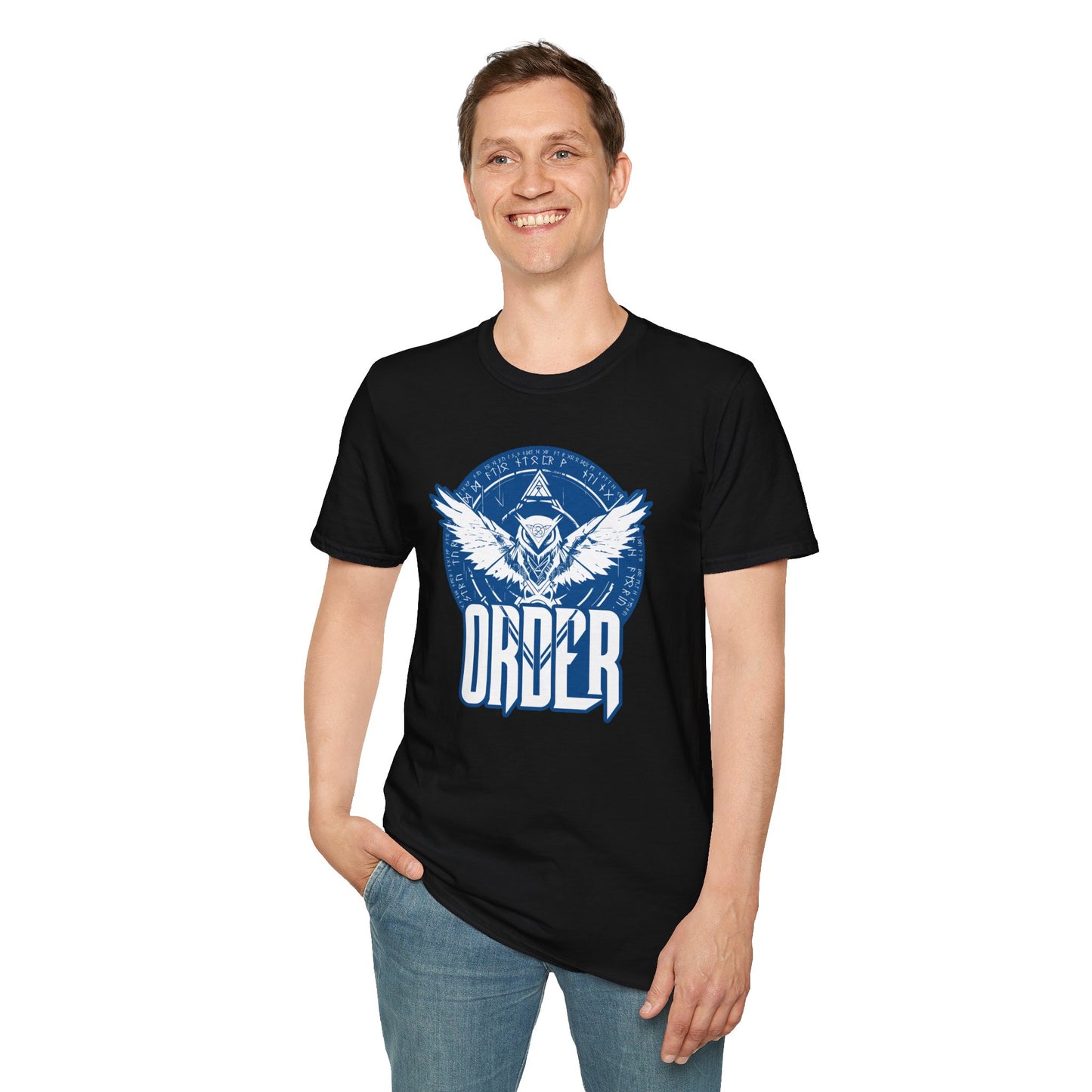 White Blue - Order T-Shirt