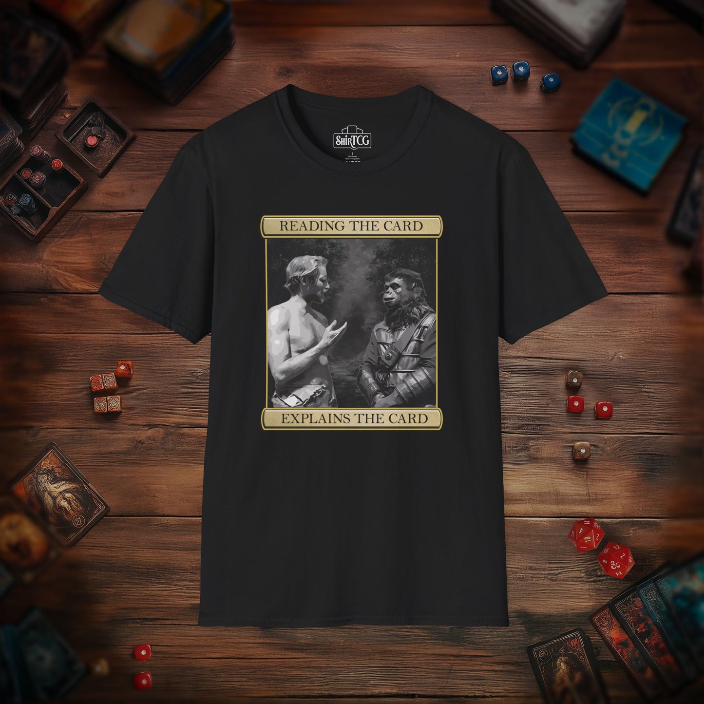 Reading The Card Explains The Card T-Shirt