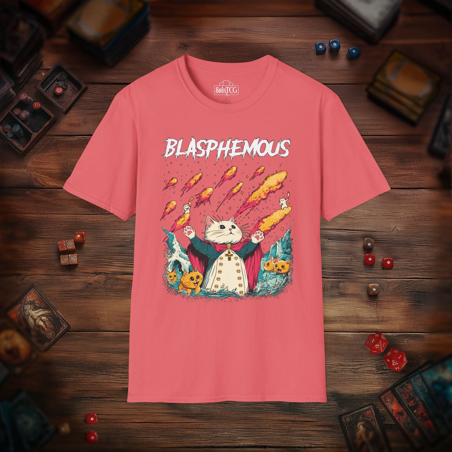 "Blasphemous Cat" T-Shirt