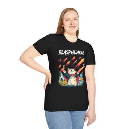 "Blasphemous Cat" T-Shirt