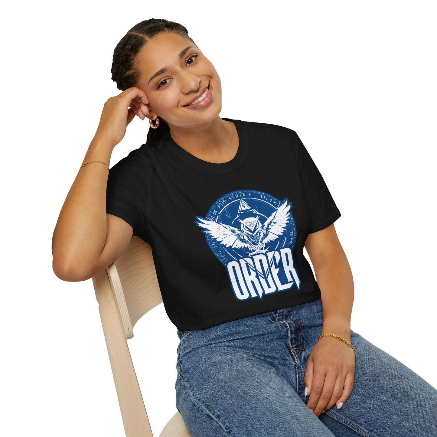 White Blue - Order T-Shirt