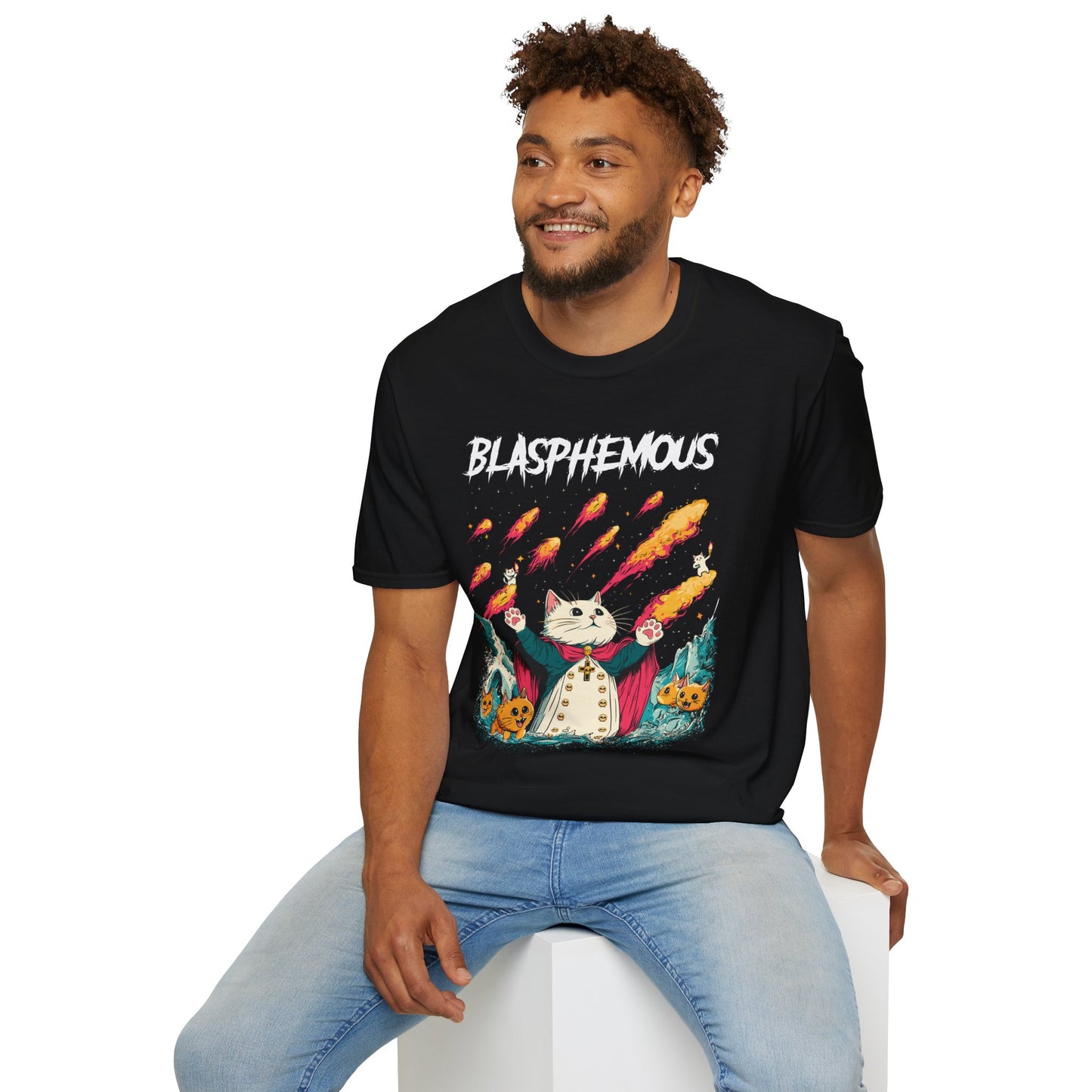 "Blasphemous Cat" T-Shirt