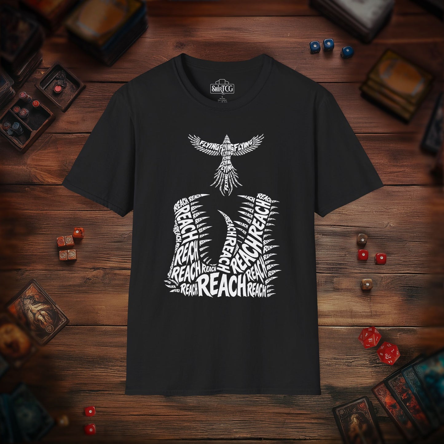 Flying v Reach - Type Art