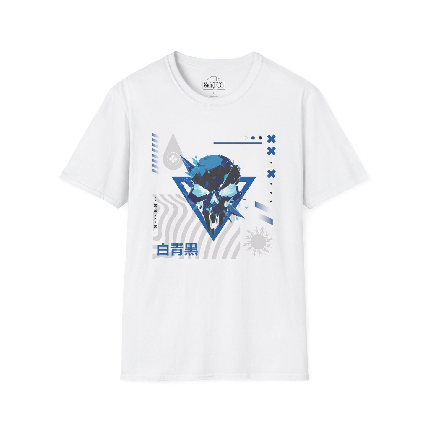 Blue Black White T-Shirt