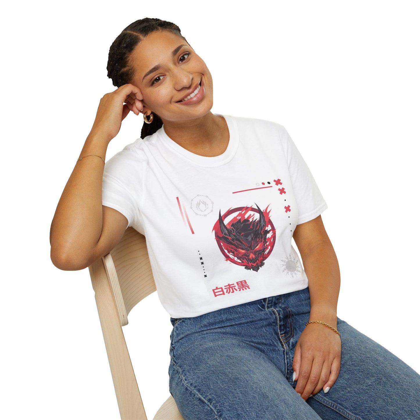 Red Black White T-Shirt