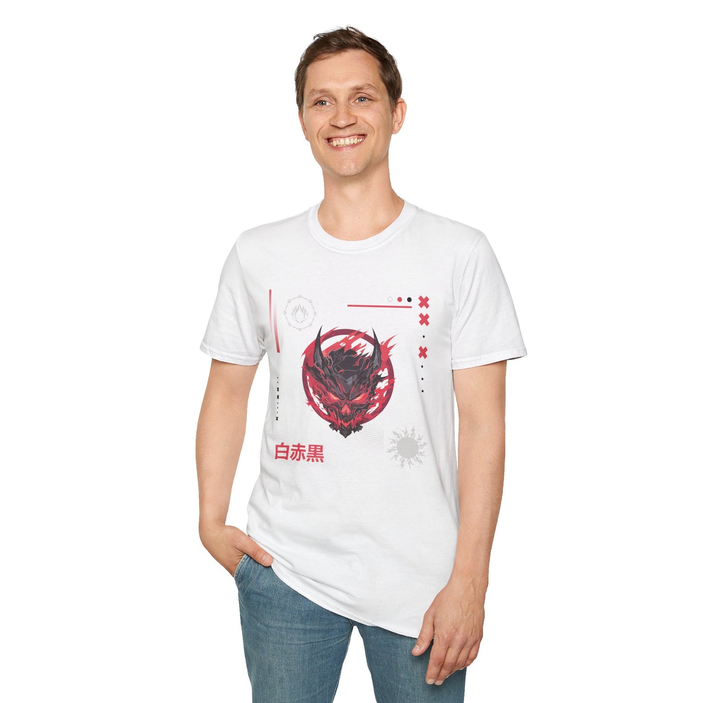 Red Black White T-Shirt