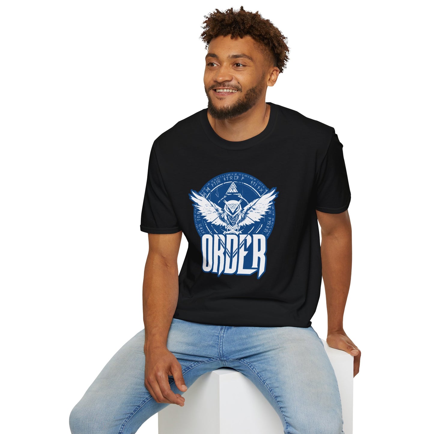 White Blue - Order T-Shirt