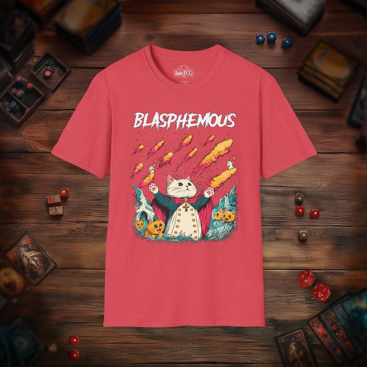 "Blasphemous Cat" T-Shirt