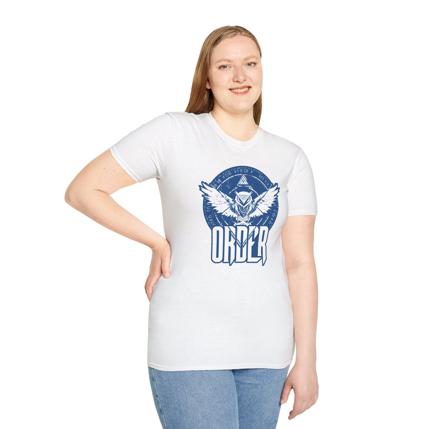 White Blue - Order T-Shirt