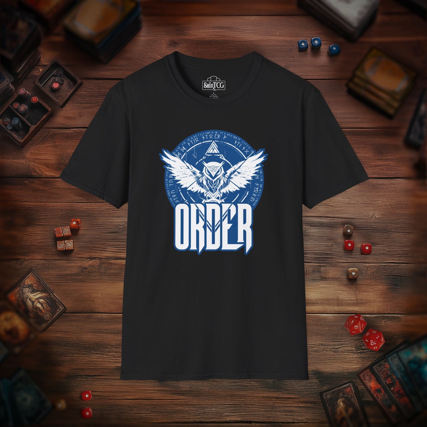 White Blue - Order T-Shirt