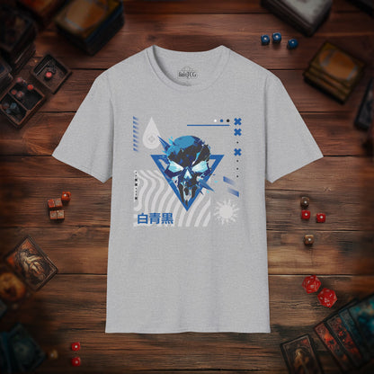 Blue Black White T-Shirt