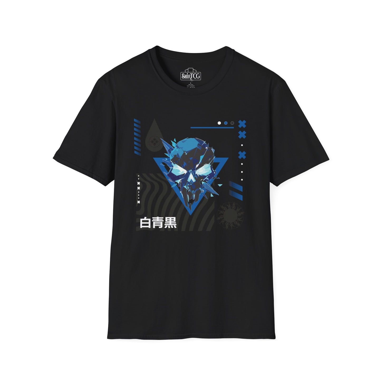 Blue Black White T-Shirt