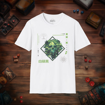 Green Black White T-Shirt