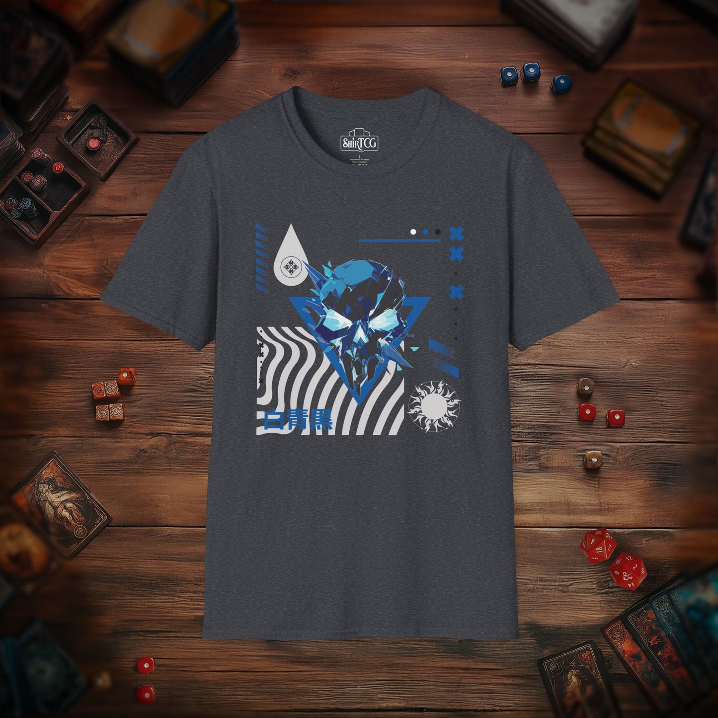 Blue Black White T-Shirt