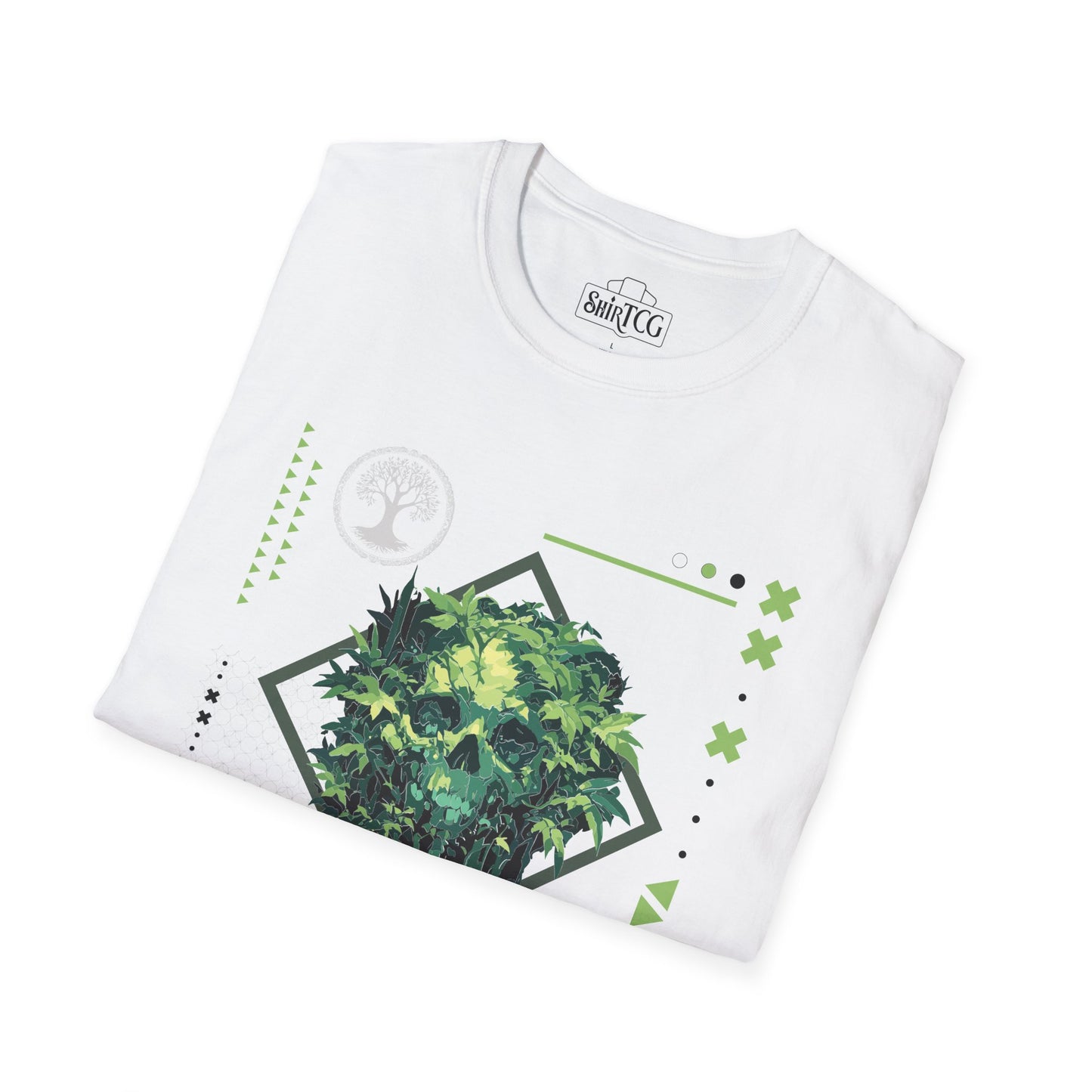 Green Black White T-Shirt