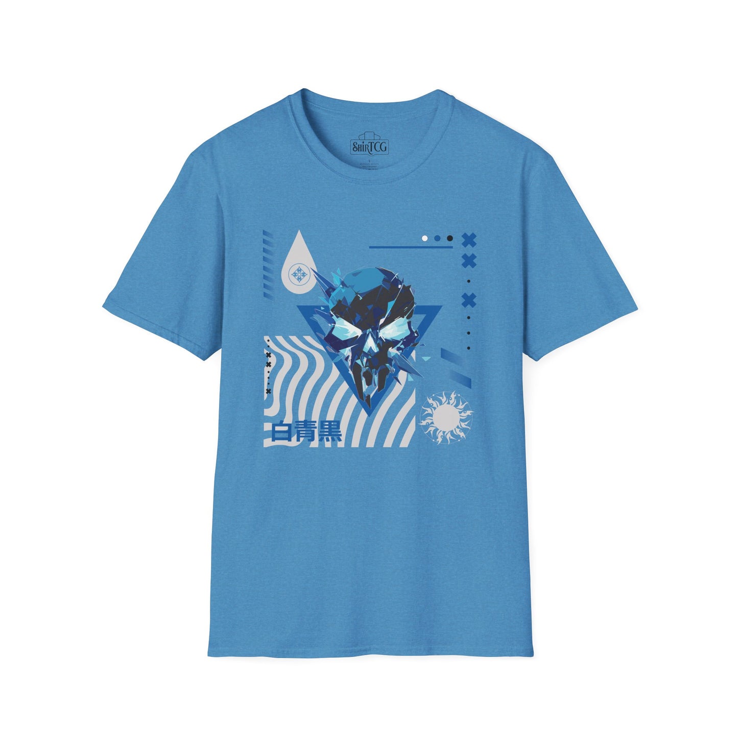 Blue Black White T-Shirt