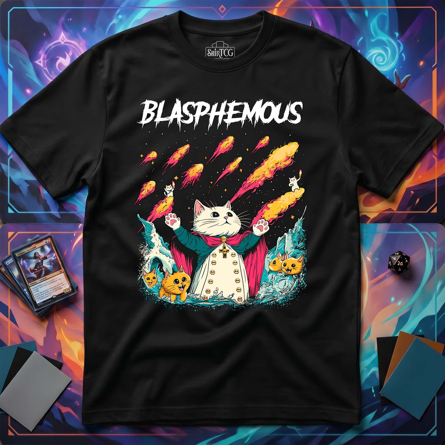 "Blasphemous Cat" T-Shirt