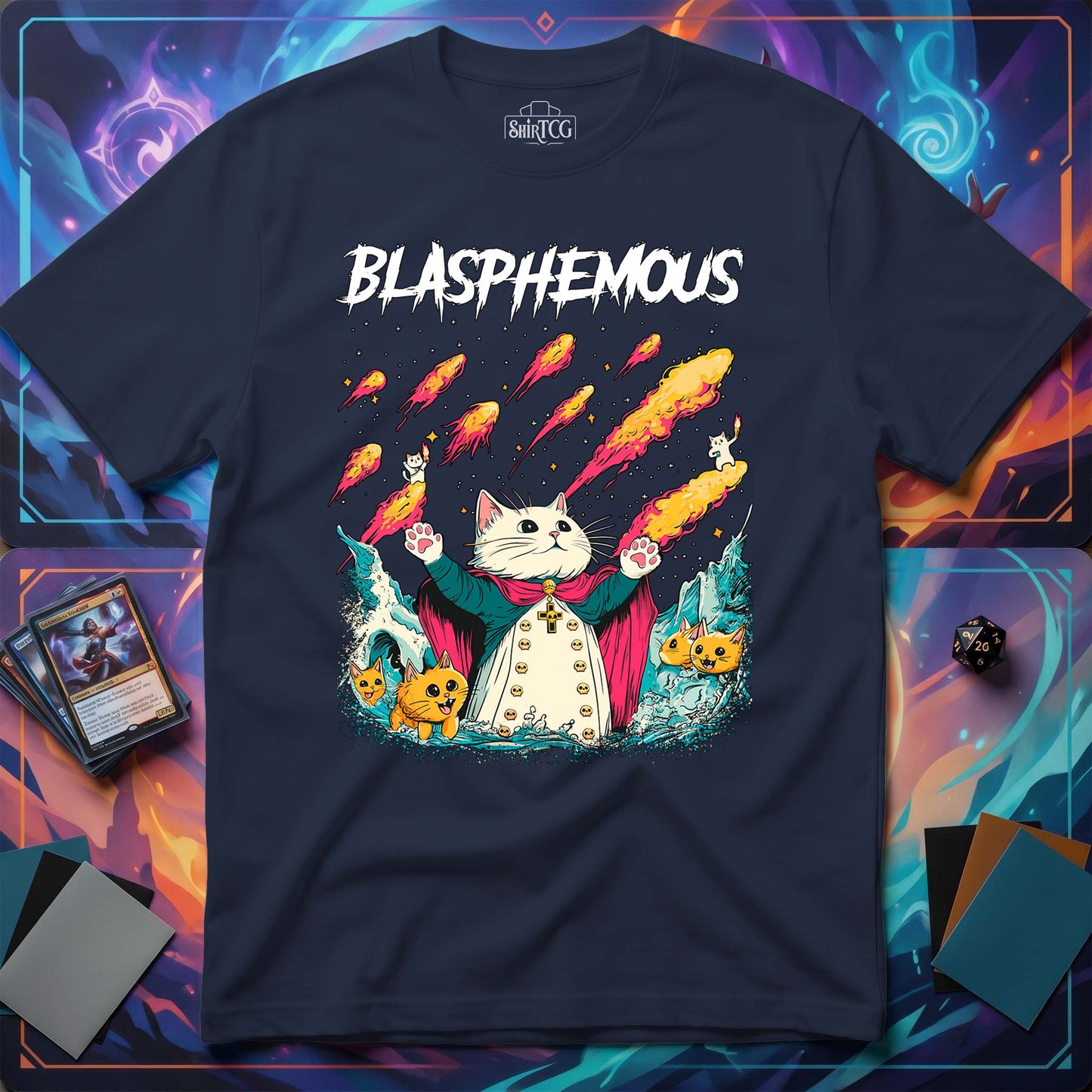 "Blasphemous Cat" T-Shirt