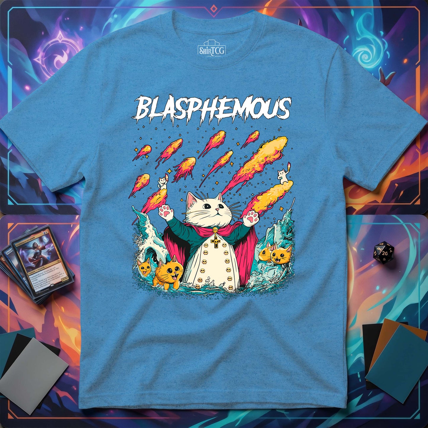 "Blasphemous Cat" T-Shirt