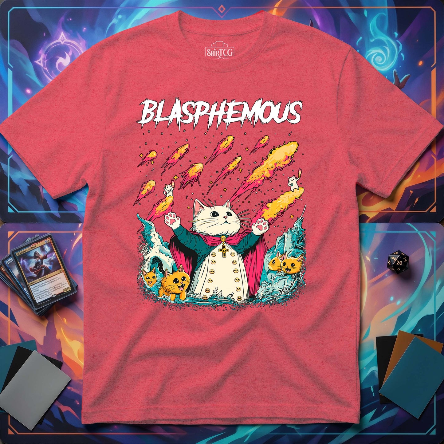 "Blasphemous Cat" T-Shirt