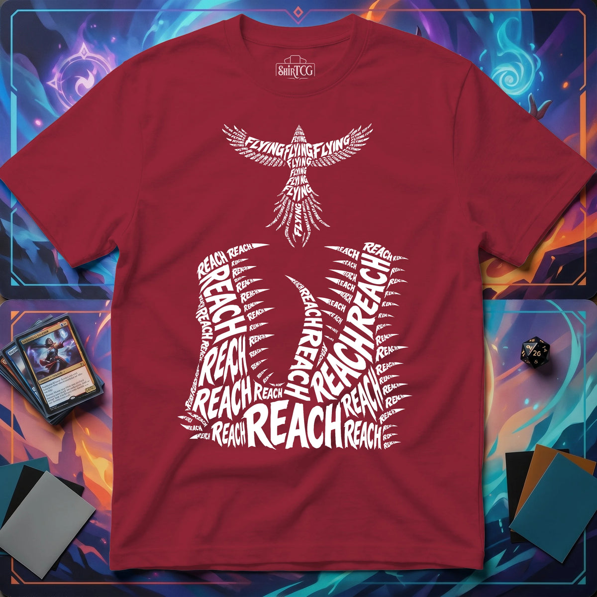 Flying v Reach - Type Art