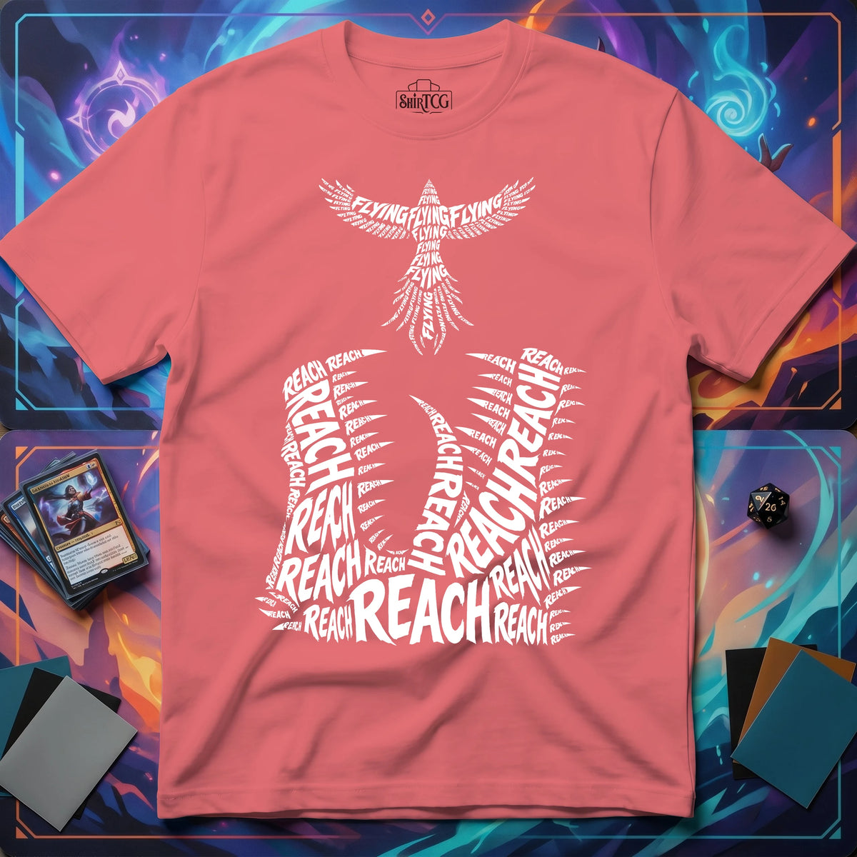 Flying v Reach - Type Art