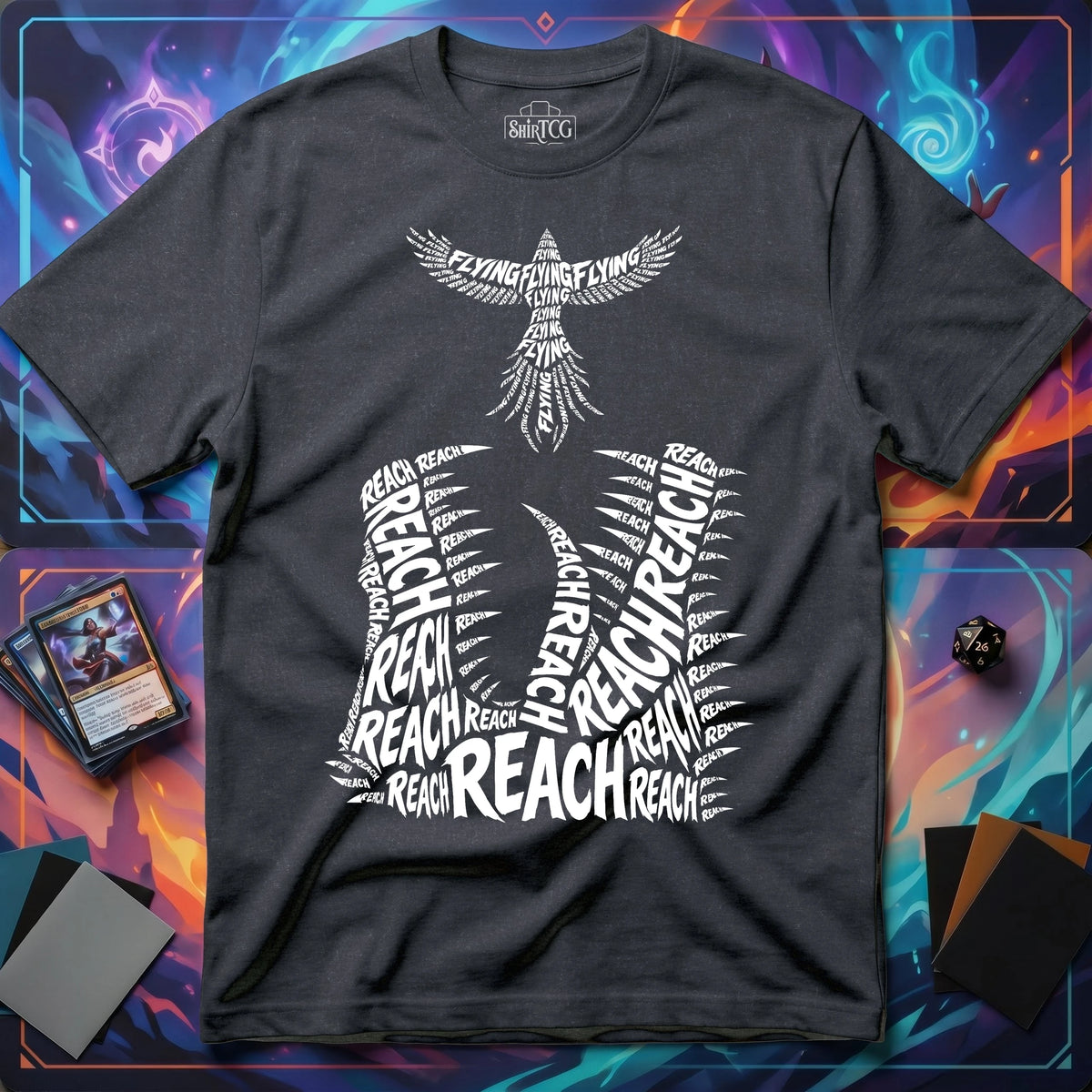 Flying v Reach - Type Art