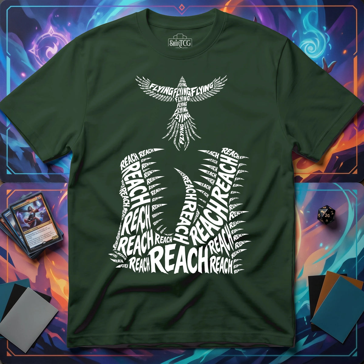 Flying v Reach - Type Art
