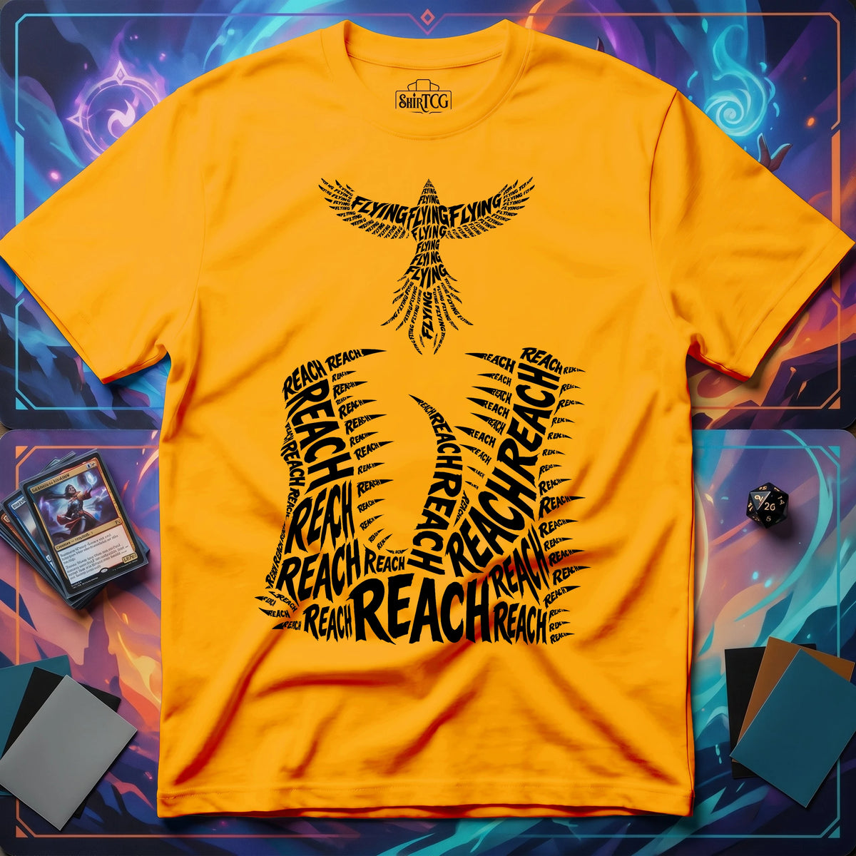 Flying v Reach - Type Art