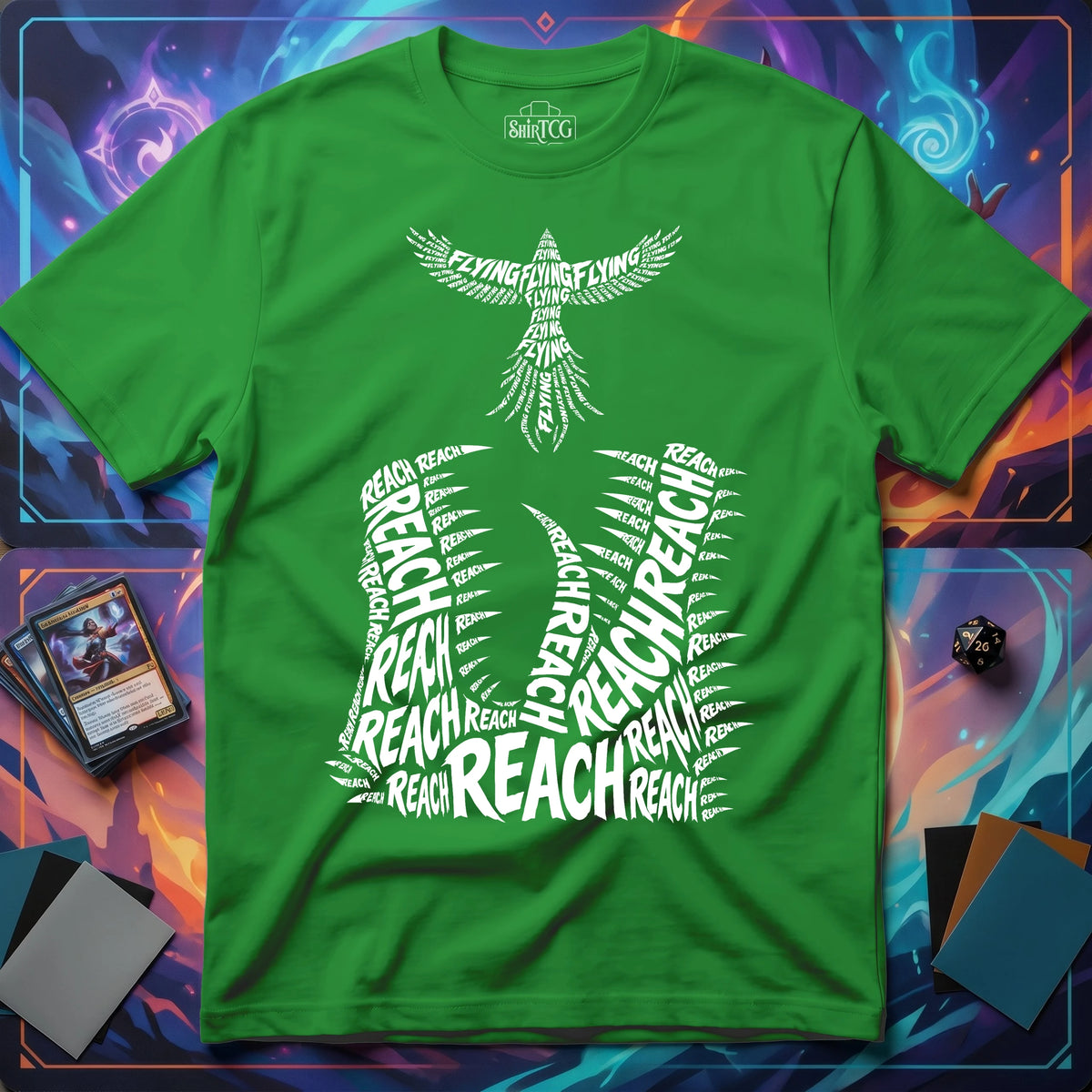 Flying v Reach - Type Art