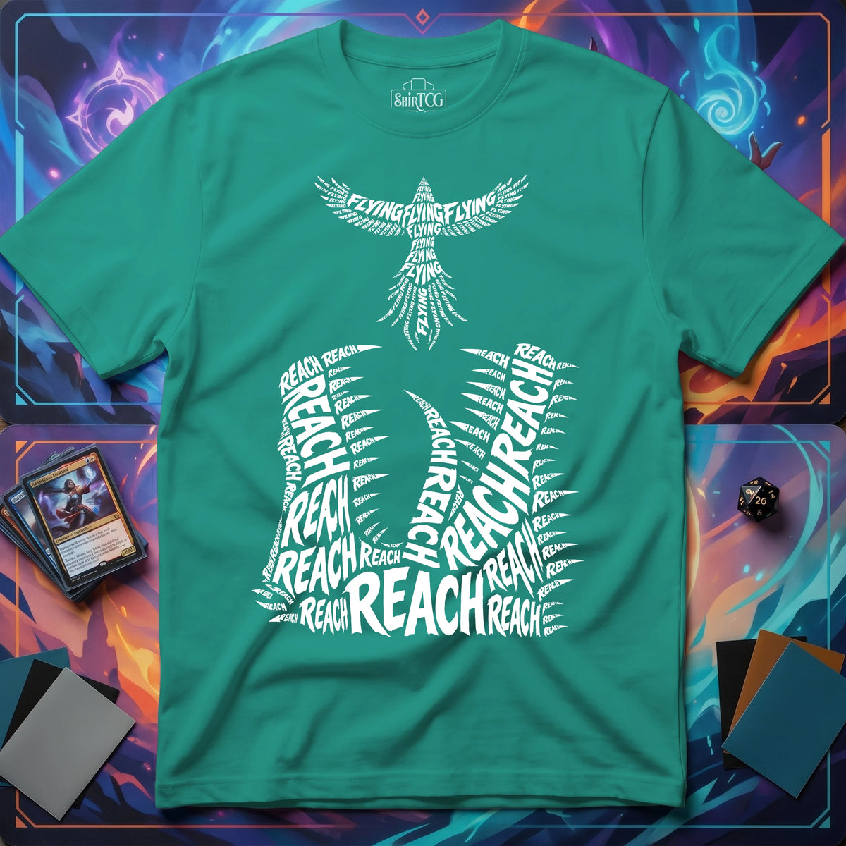 Flying v Reach - Type Art