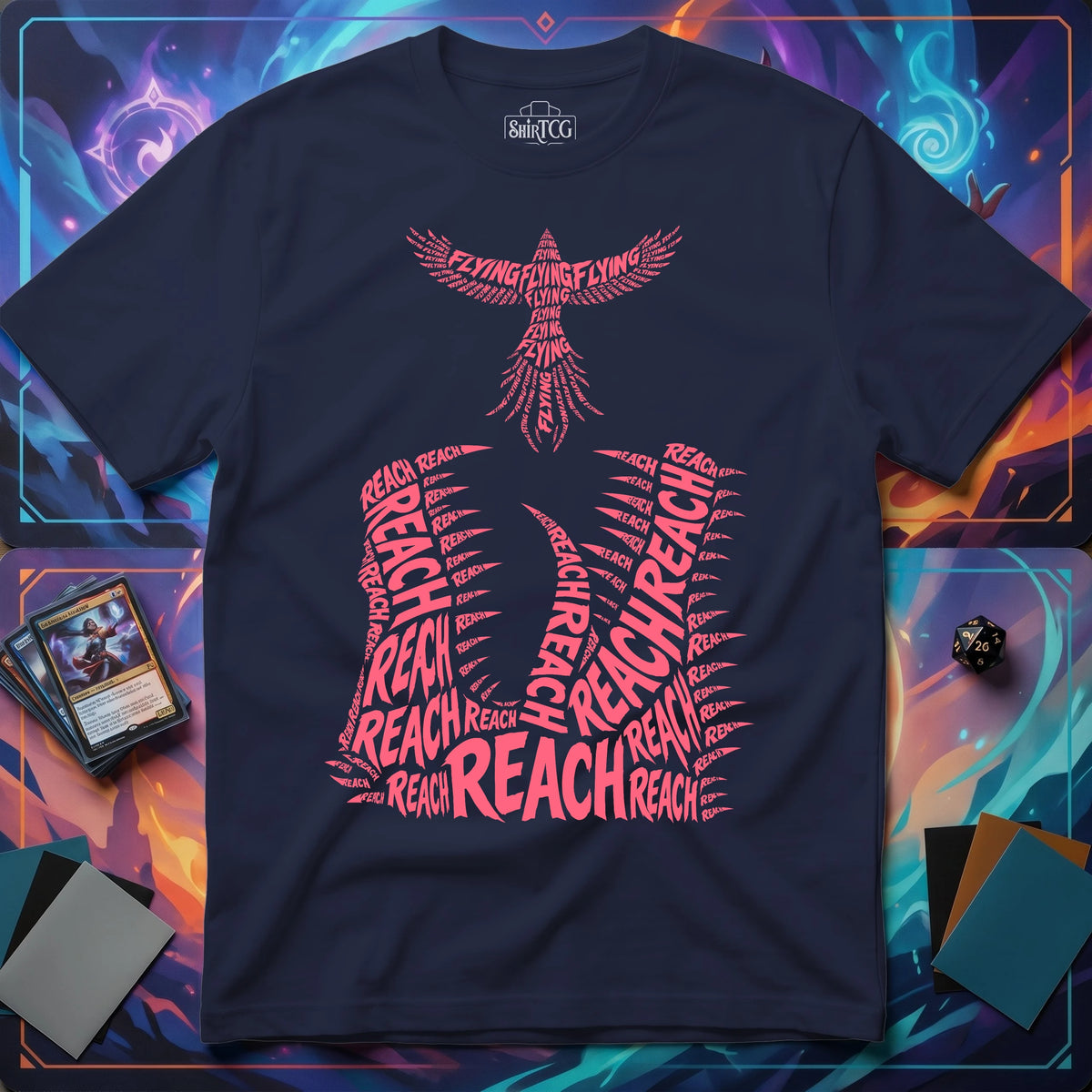 Flying v Reach - Type Art