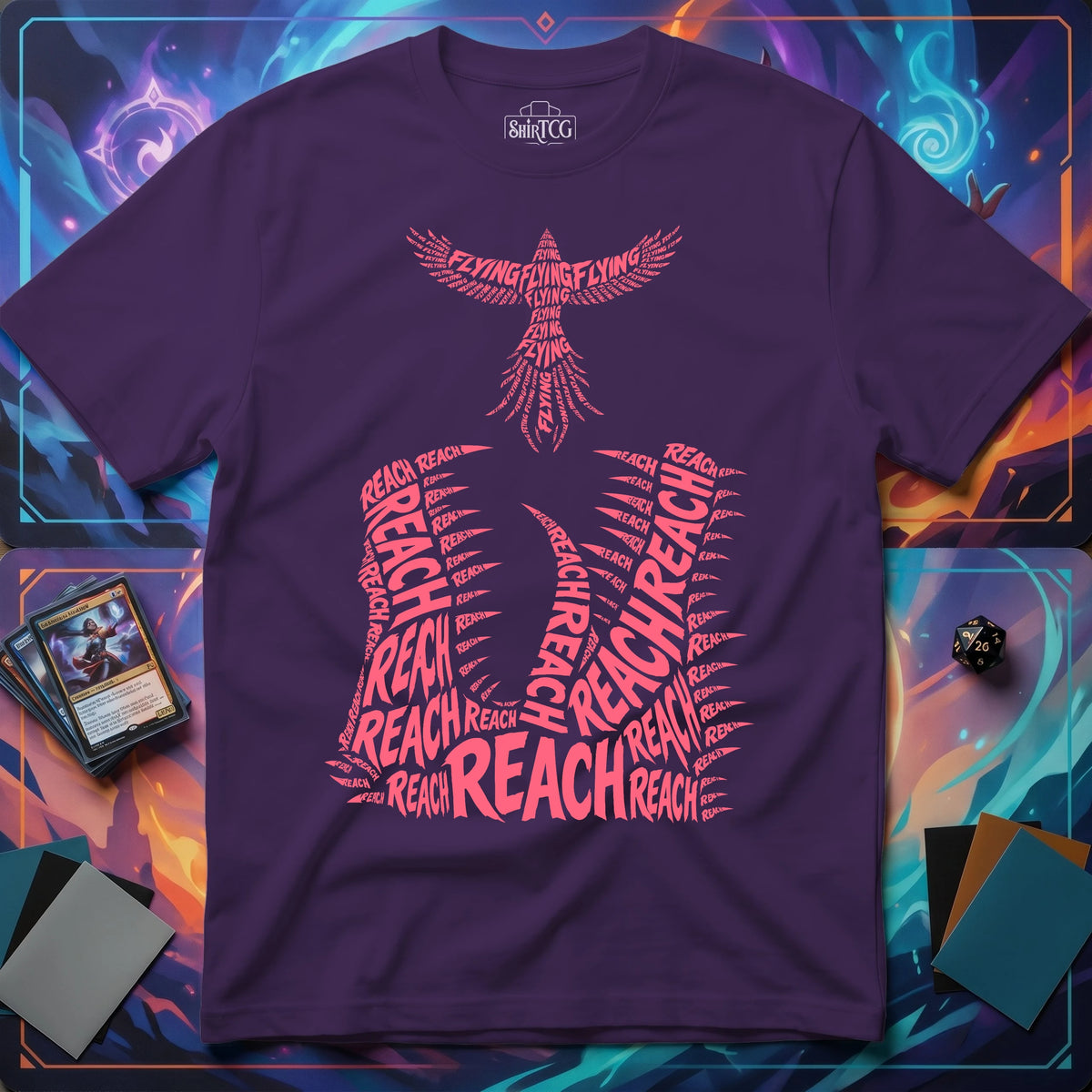 Flying v Reach - Type Art