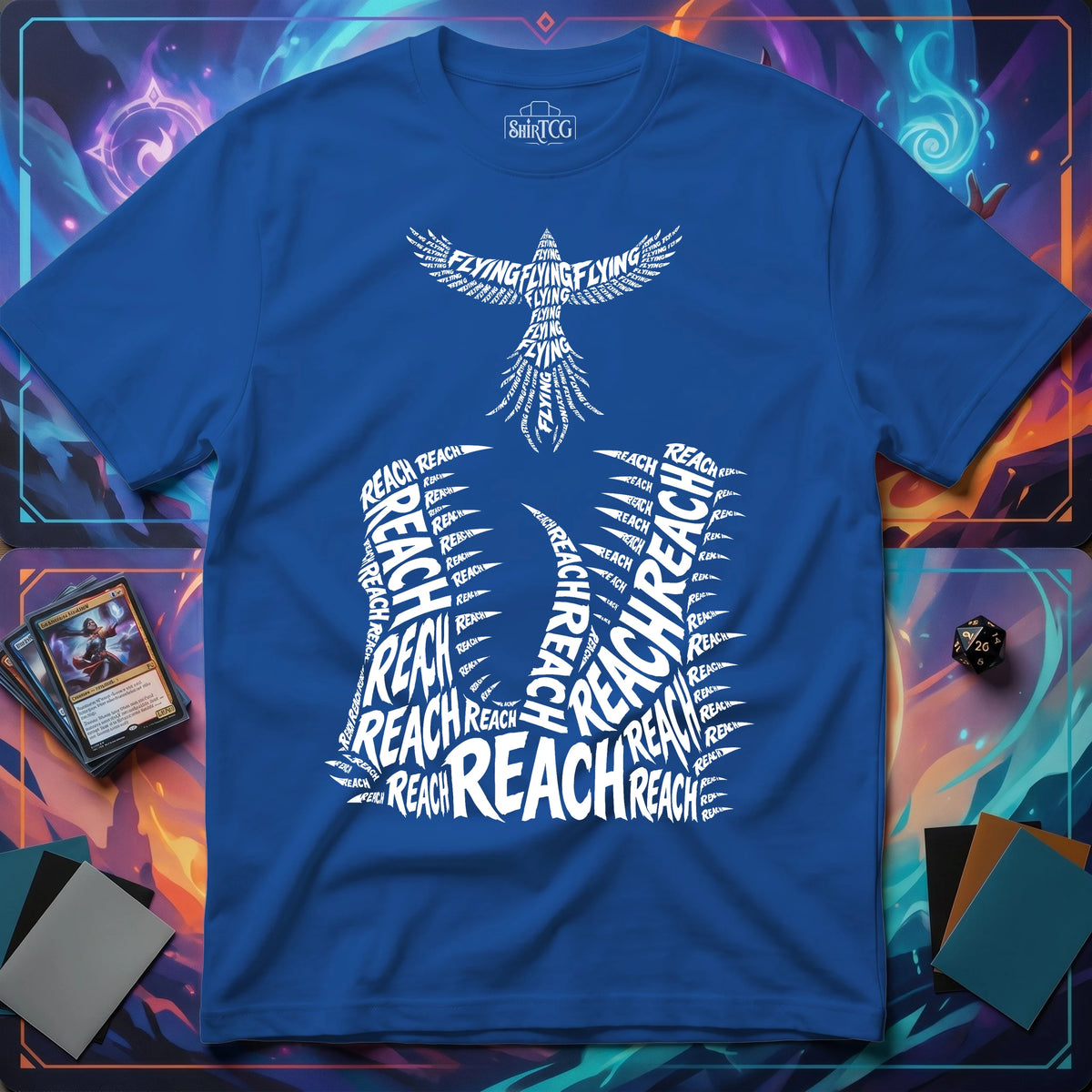 Flying v Reach - Type Art