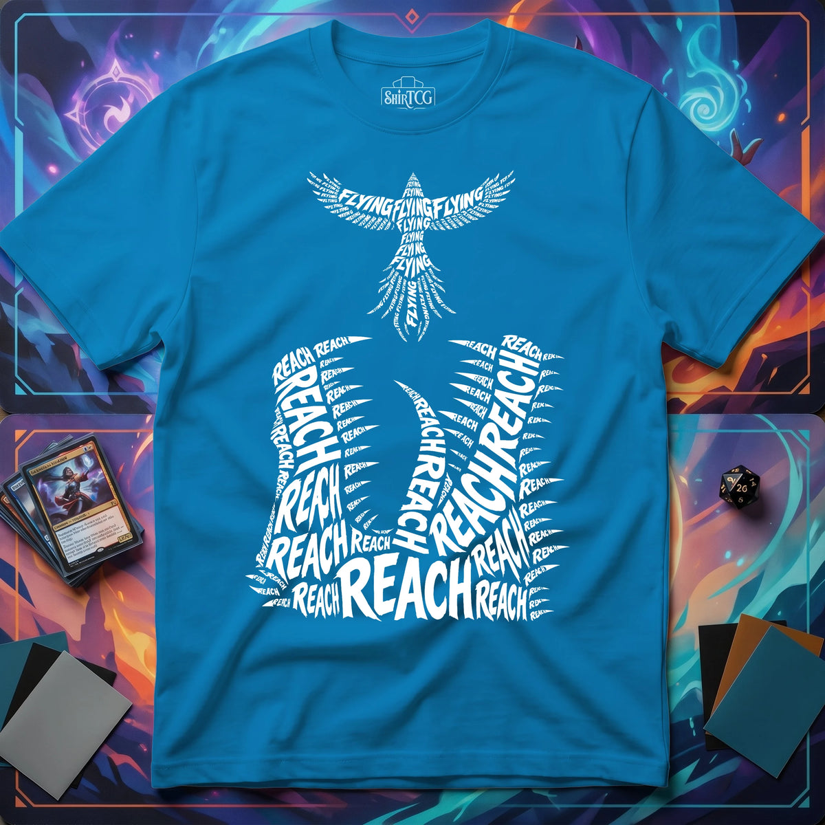 Flying v Reach - Type Art