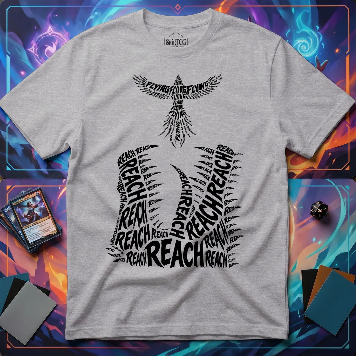 Flying v Reach - Type Art