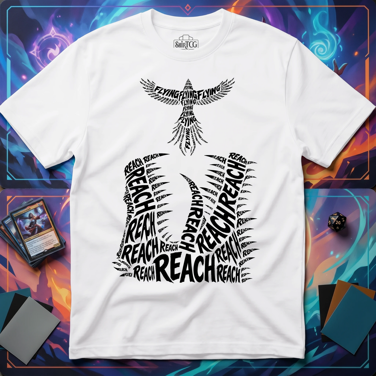 Flying v Reach - Type Art