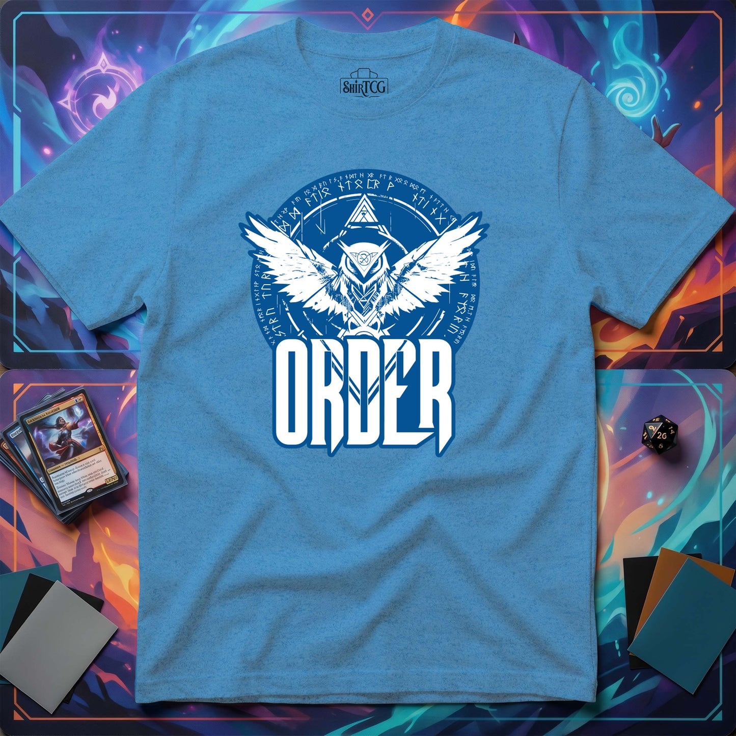 White Blue - Order T-Shirt